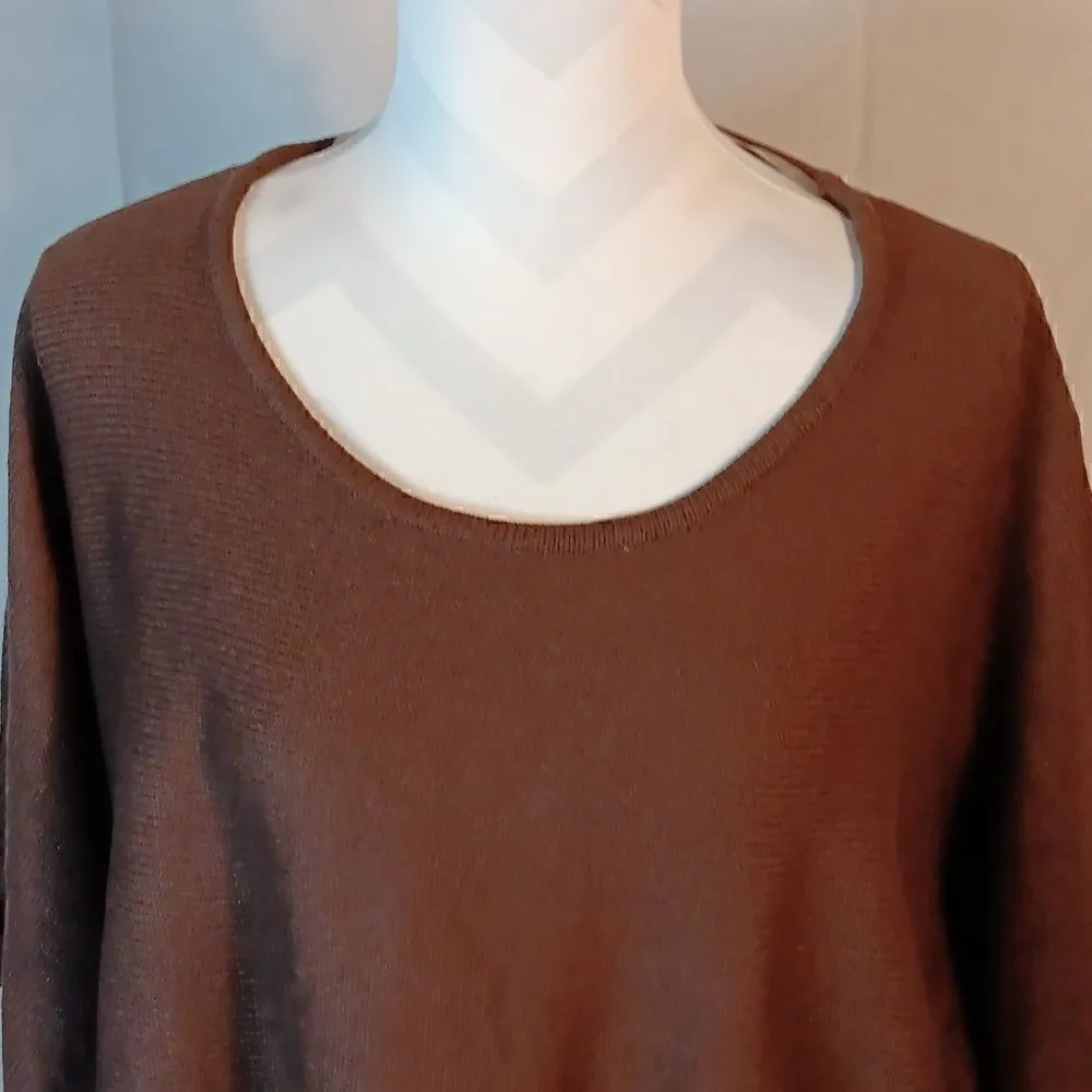 Macy's NY Collection Fringed Sweater